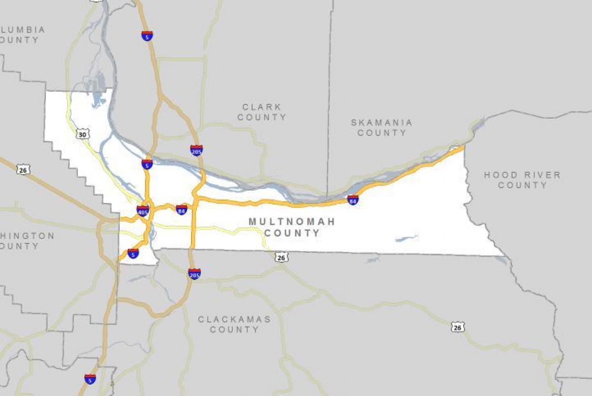 Малтнома в Орегоне карте